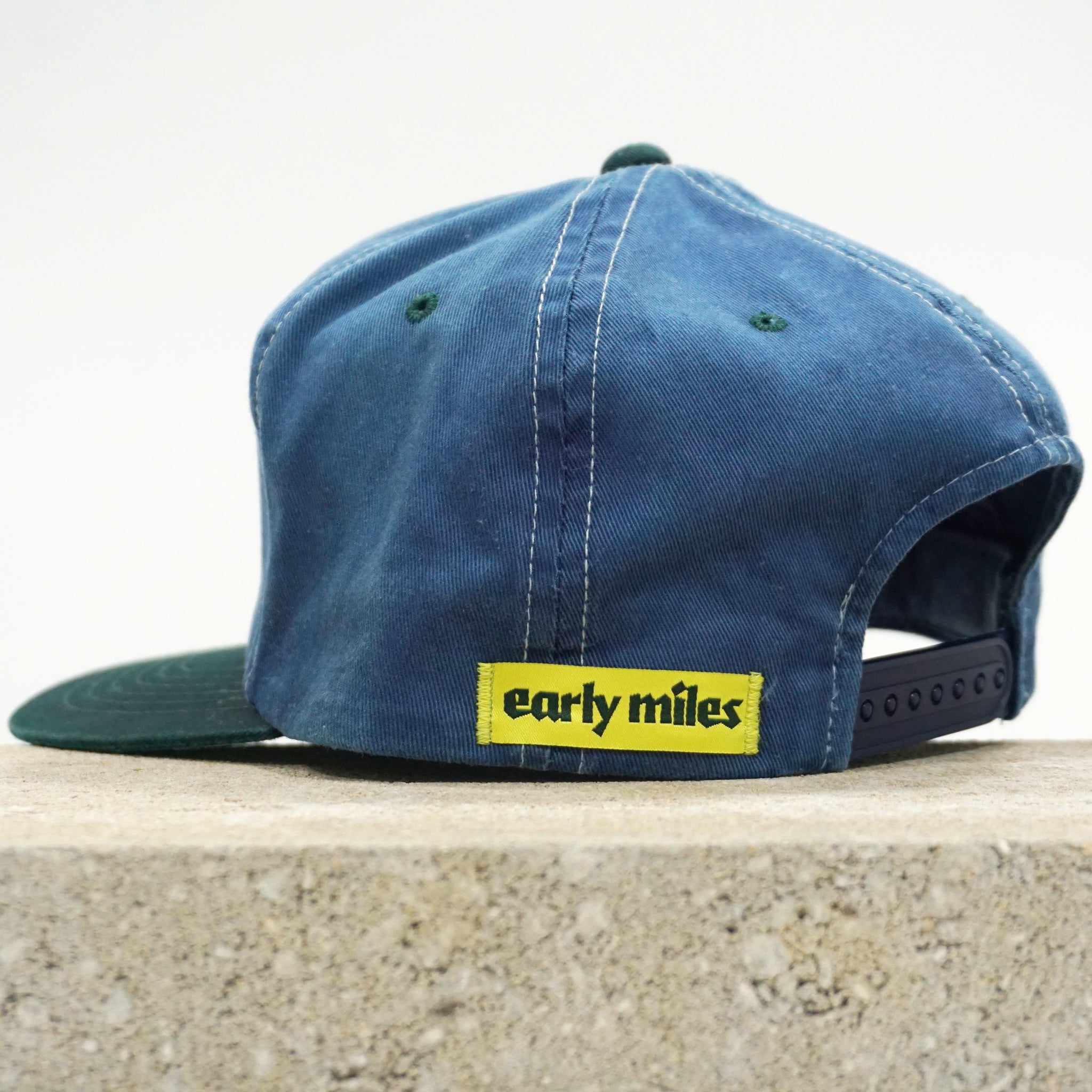 Early Miles - Japanese Indigo Overdyed Hat (Indigo/Green)