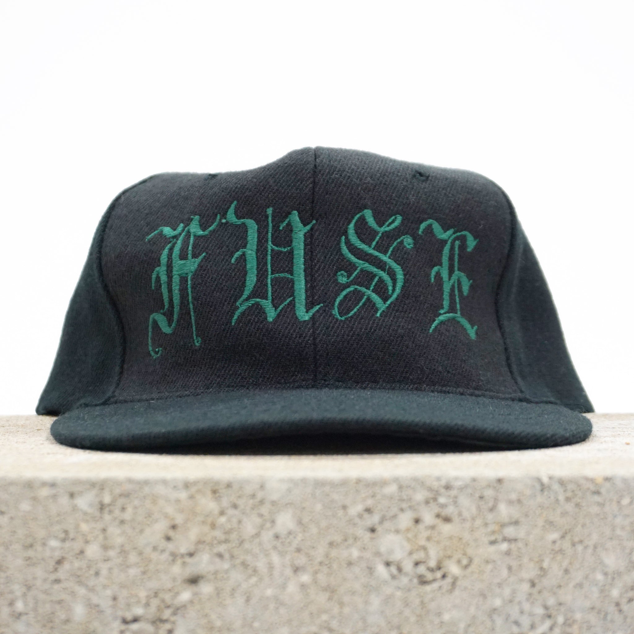 Fuse Concepts - Blackletter Hat (Black/Green)