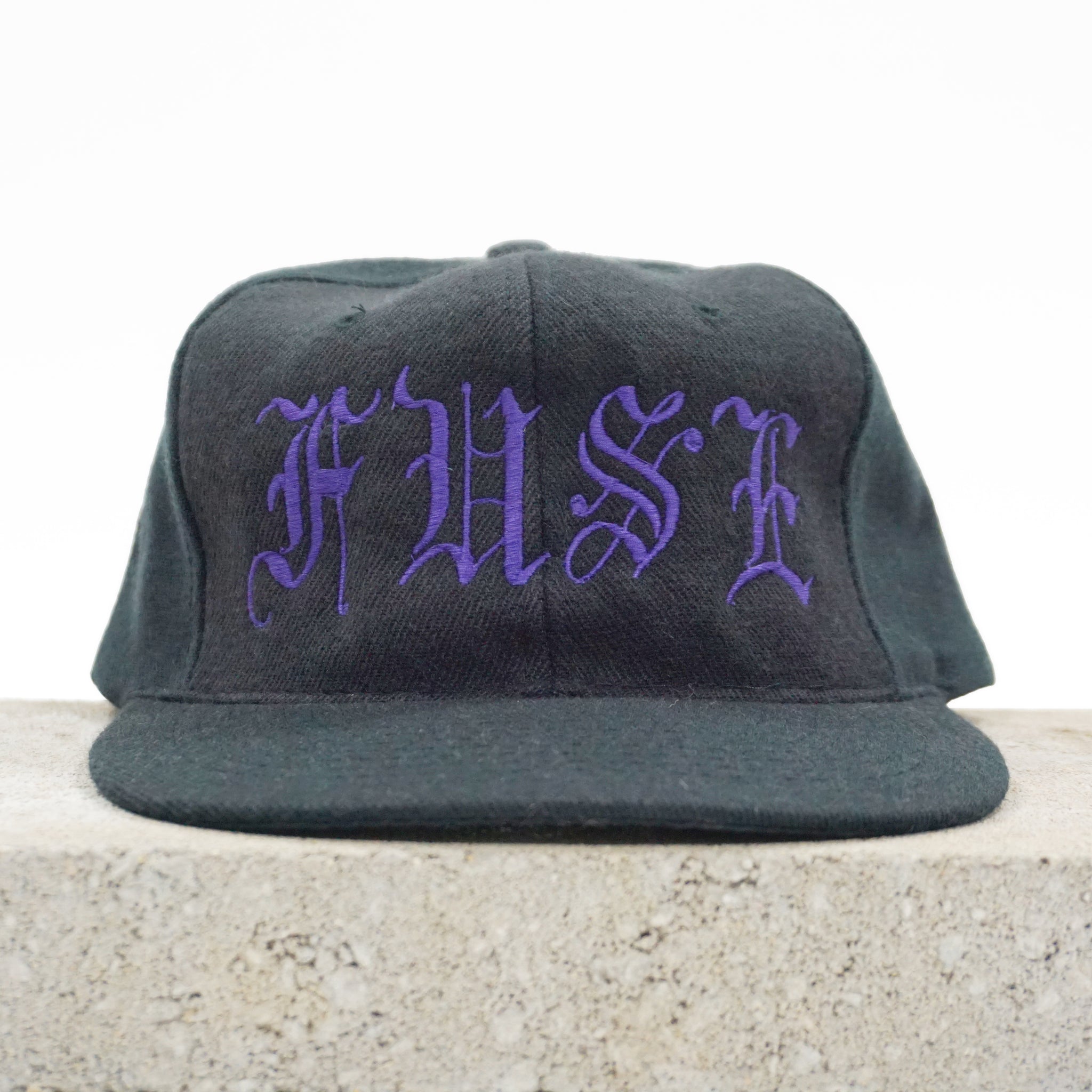 Fuse Concepts - Blackletter Hat (Black/Purple)