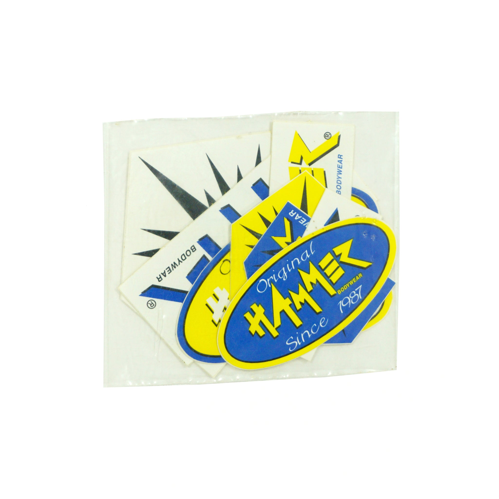 Hammer Bodywear - Sticker Pack (Blue/Yellow)