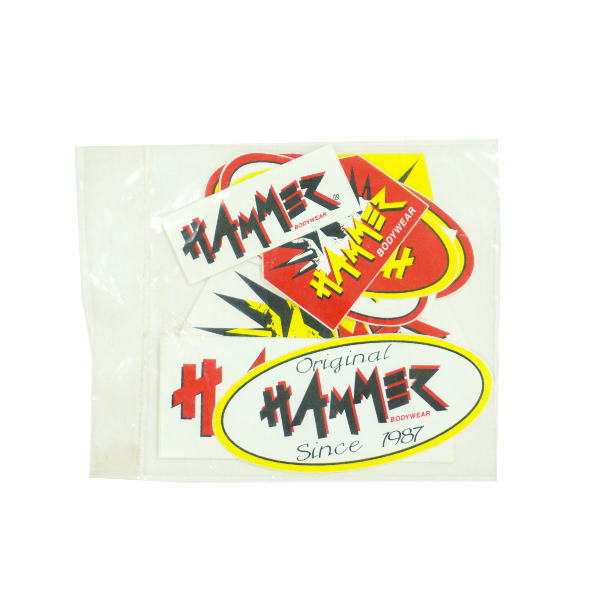 Hammer Bodywear - Sticker Pack (Red/Yellow)
