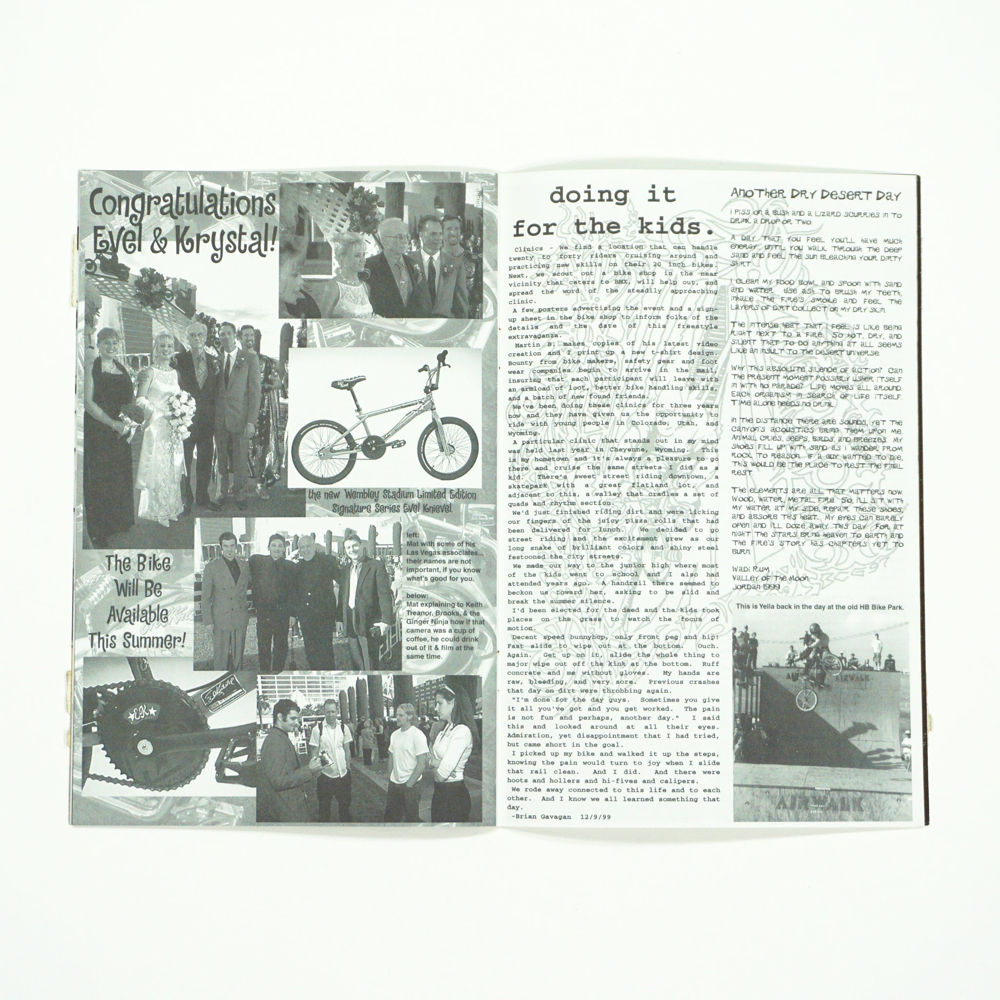 Hoffman Bikes - Newszine #11: November-February 2000