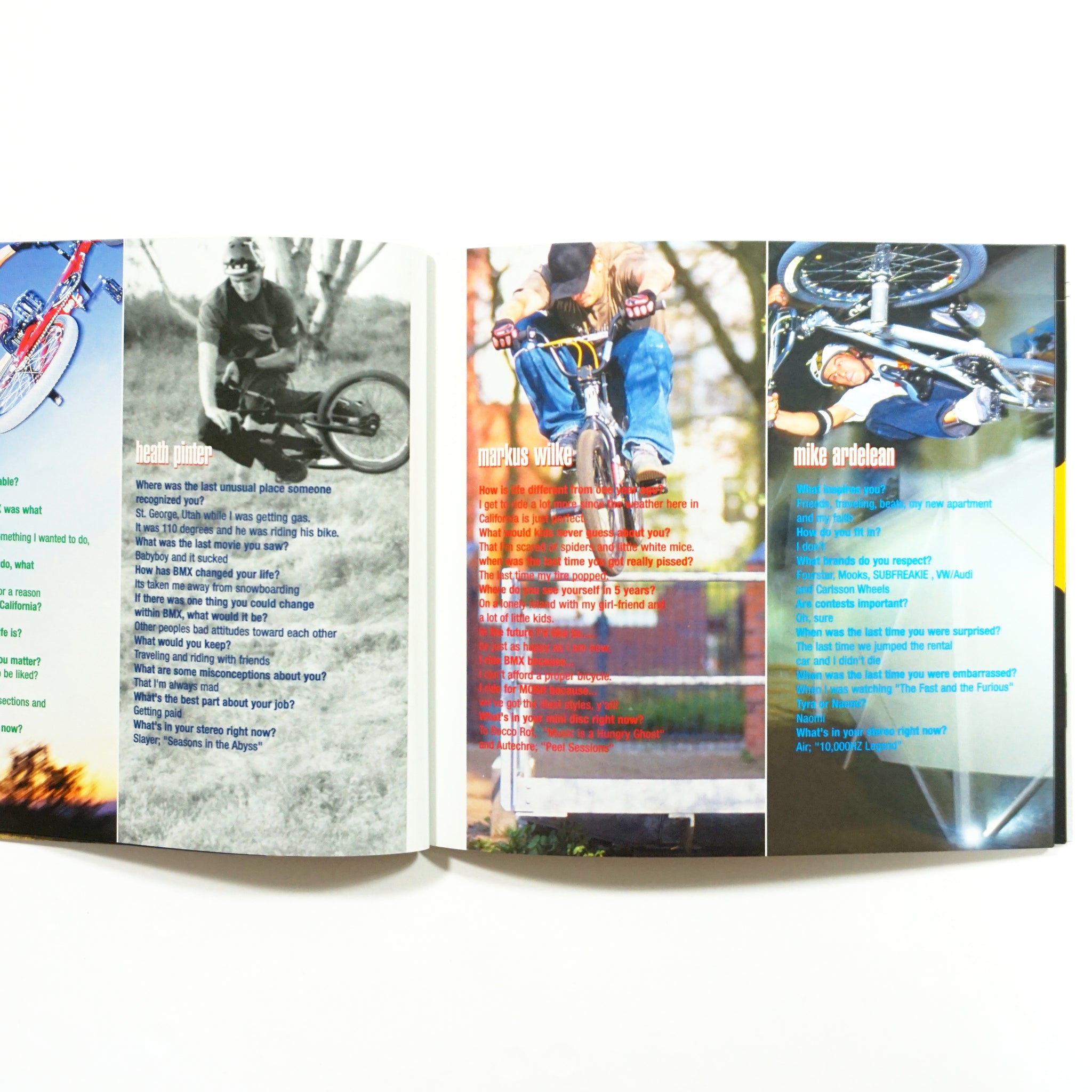 Mosh Bikes - 2002 Annual Catalog