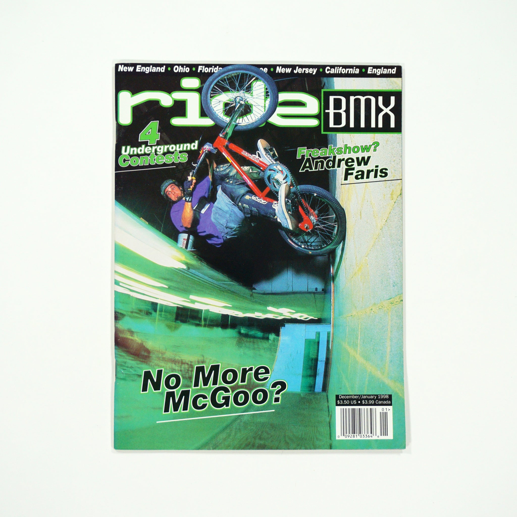 Ride BMX Magazine - December/January 1998 Issue