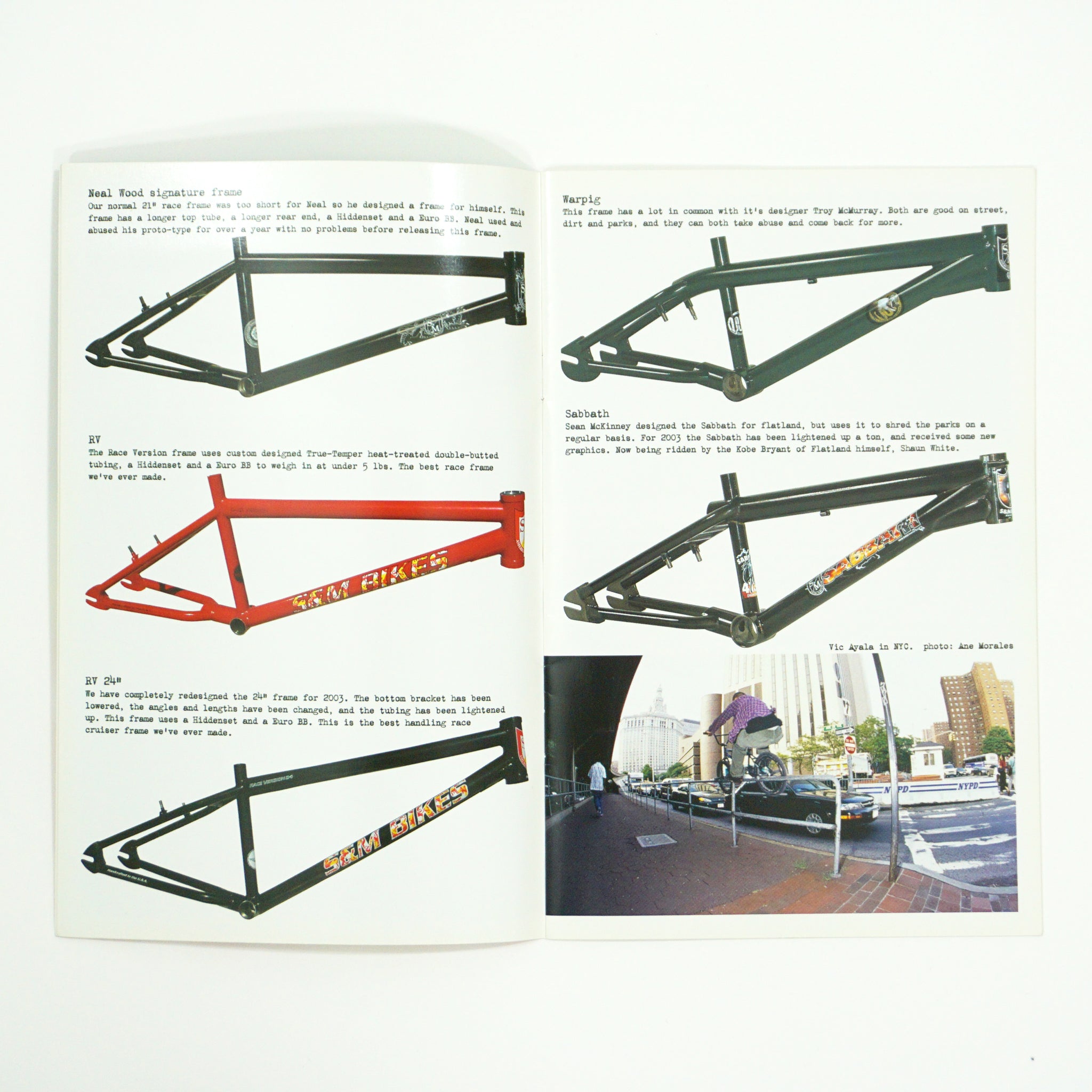 S&M Bikes - 2003 Catalog