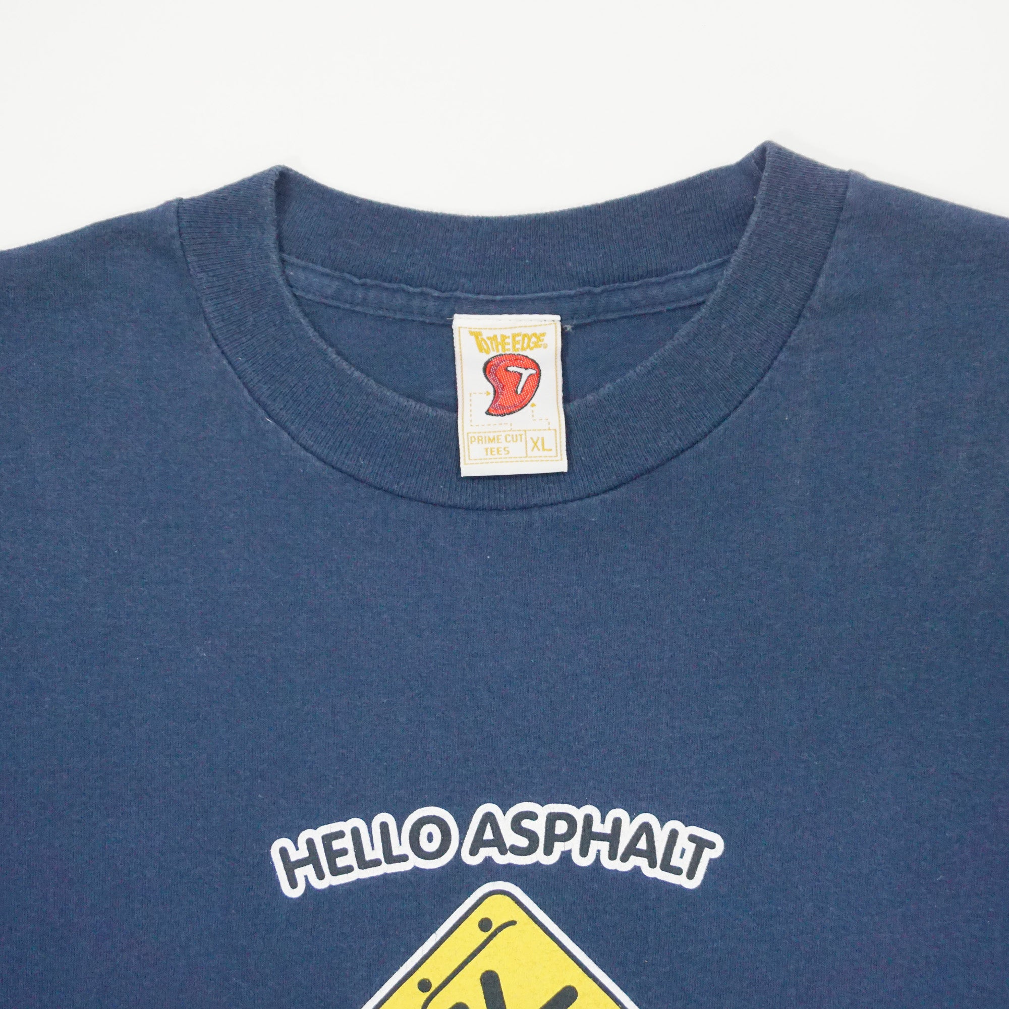Y2K Hello Asphalt Shirt (XL)