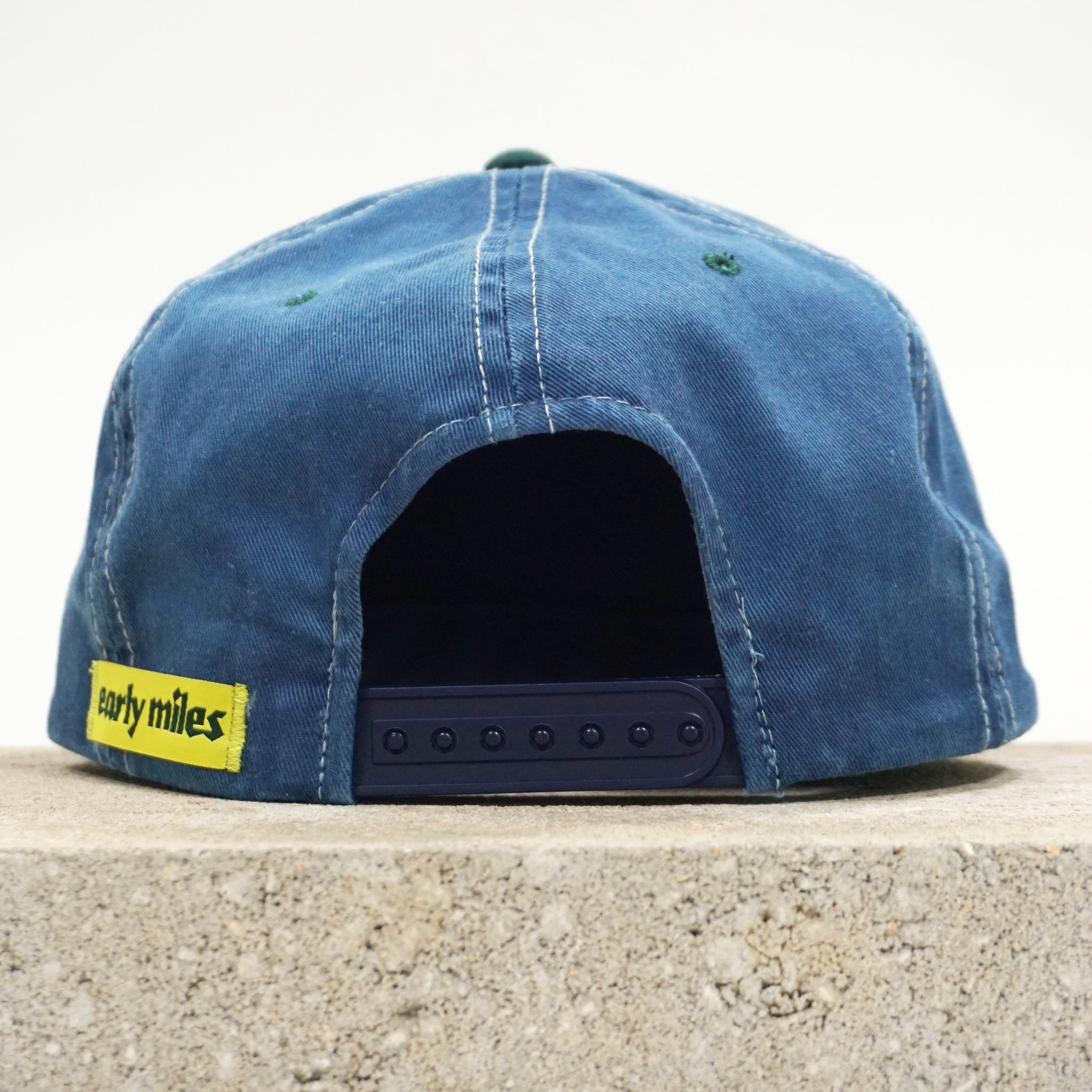 Early Miles - Japanese Indigo Overdyed Hat (Indigo/Green)