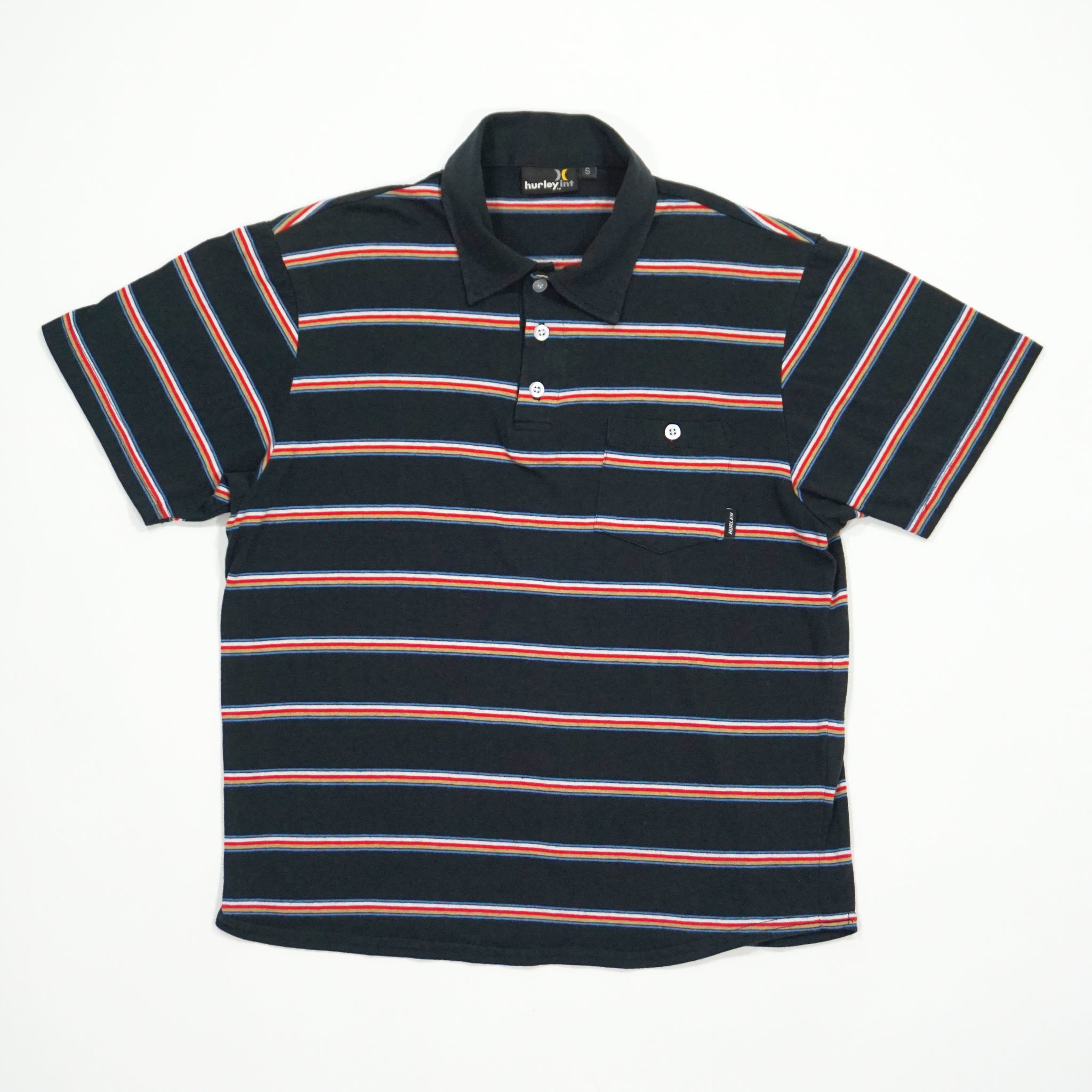 Hurley - Striped Polo (S)