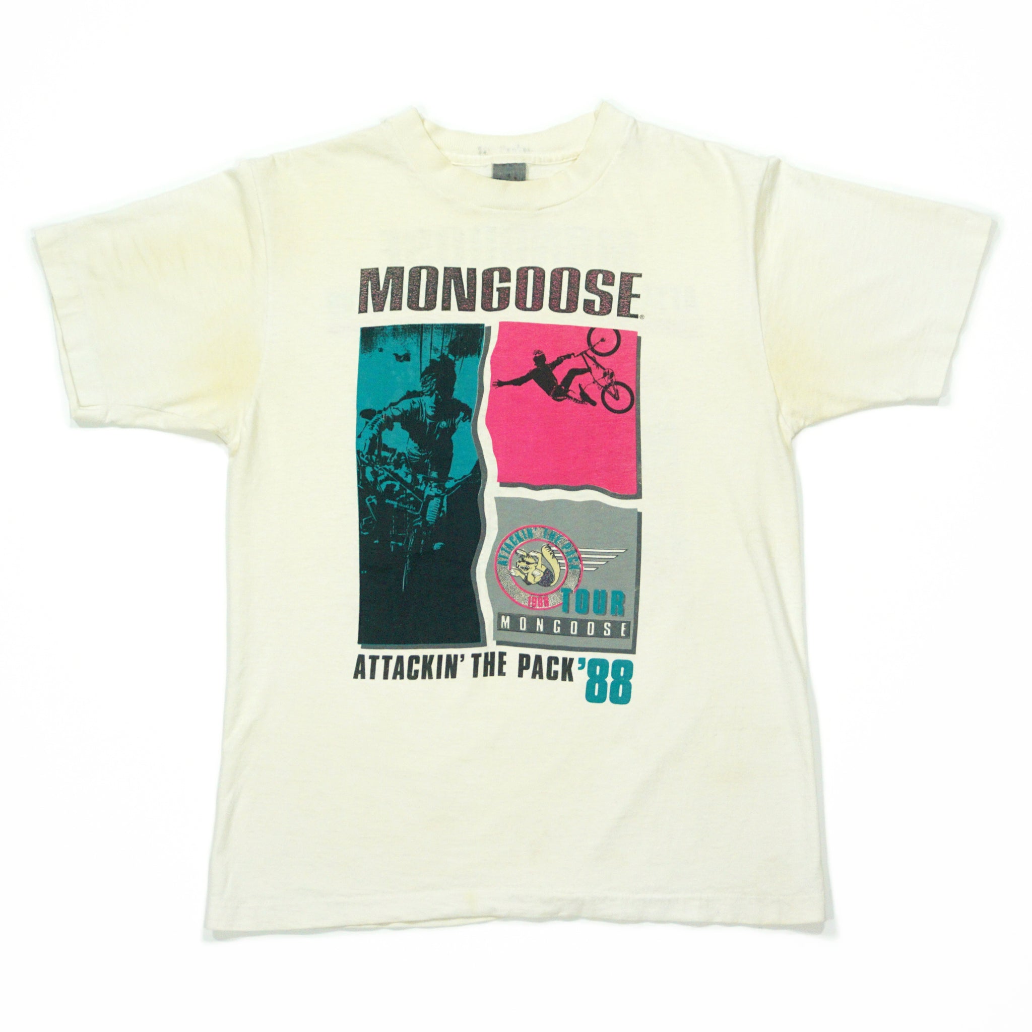 Mongoose Bicycles - Attackin' The Pack Tour 1988 Tee (S)