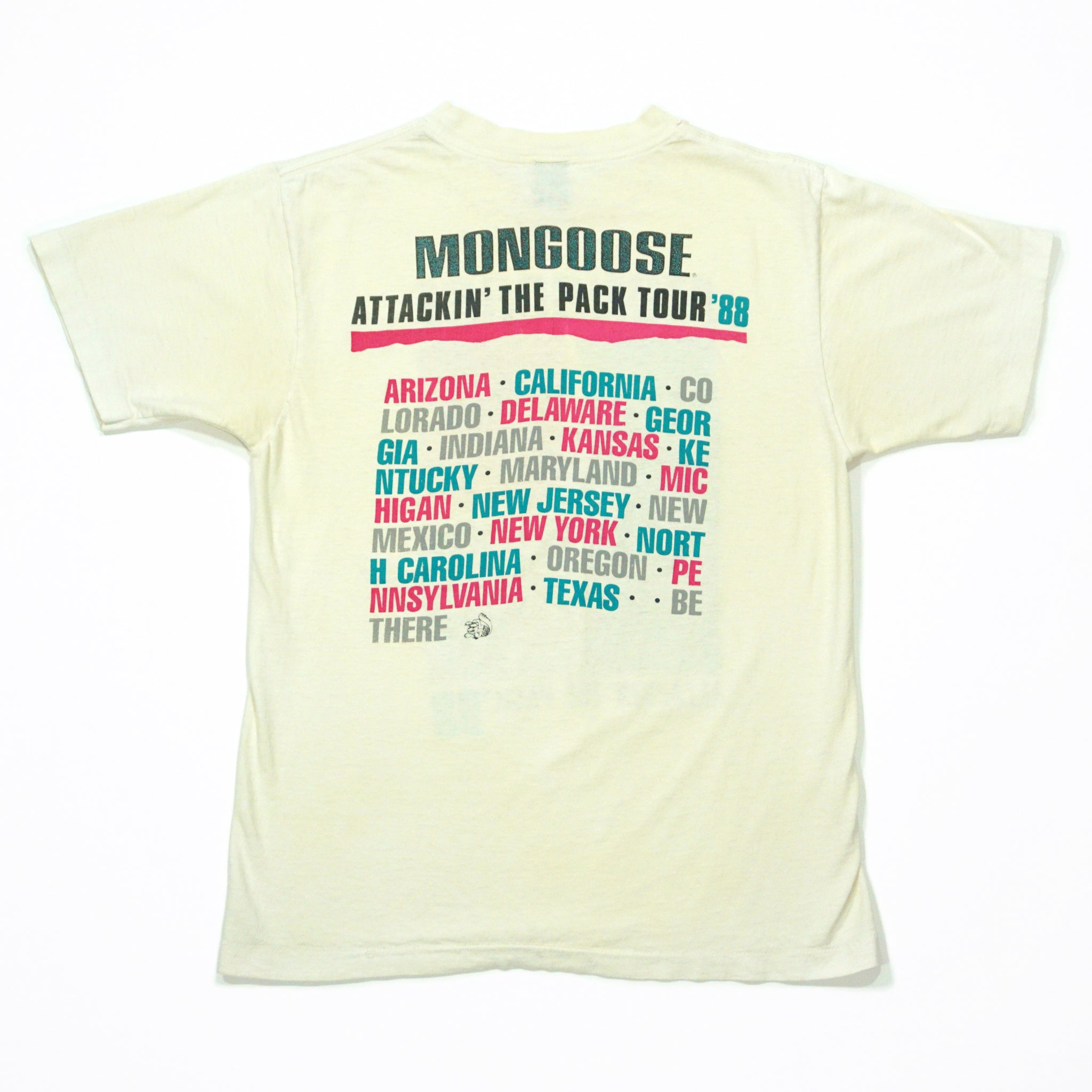 Mongoose Bicycles - Attackin' The Pack Tour 1988 Tee (S)