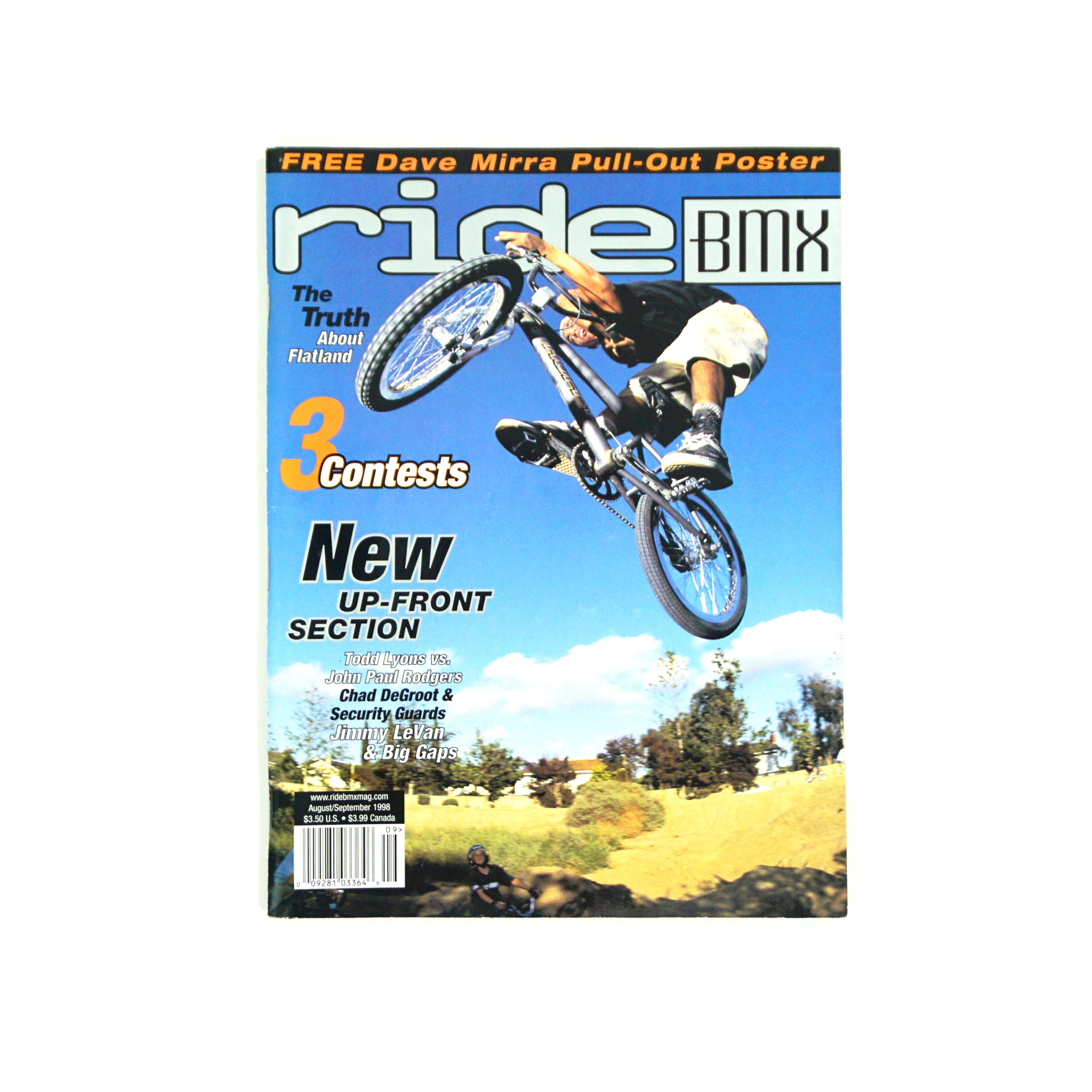 Ride BMX Magazine - August/September 1998 Issue – Early Miles