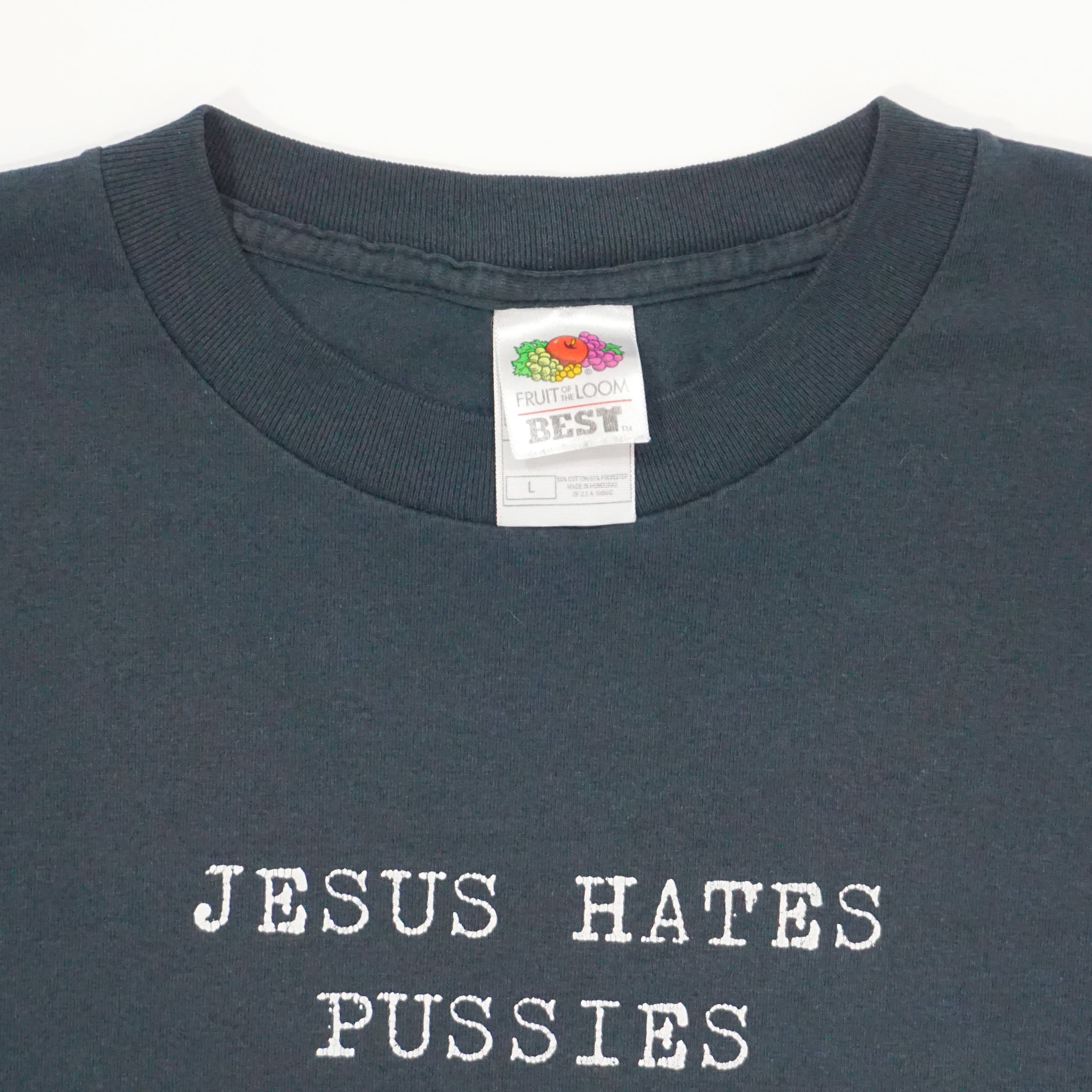 Shitluck - Jesus Hates Pussies Tee (L)