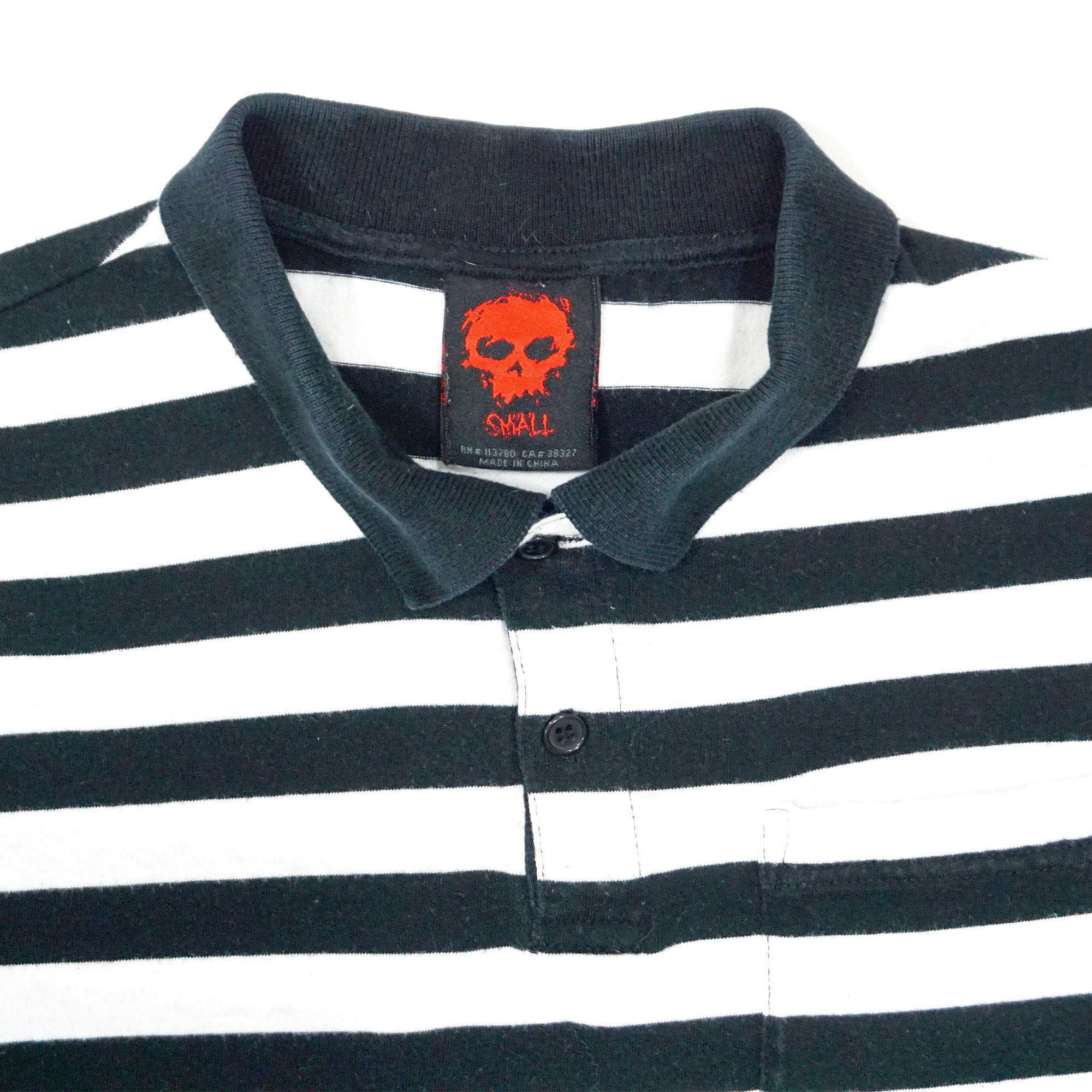 Zero Skateboards - Striped Polo Shirt (S)